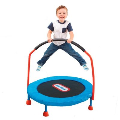 toddler trampolines with bar